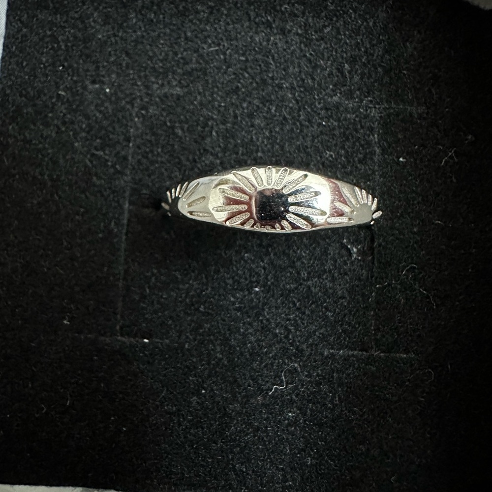 Dainty sterling silver ring